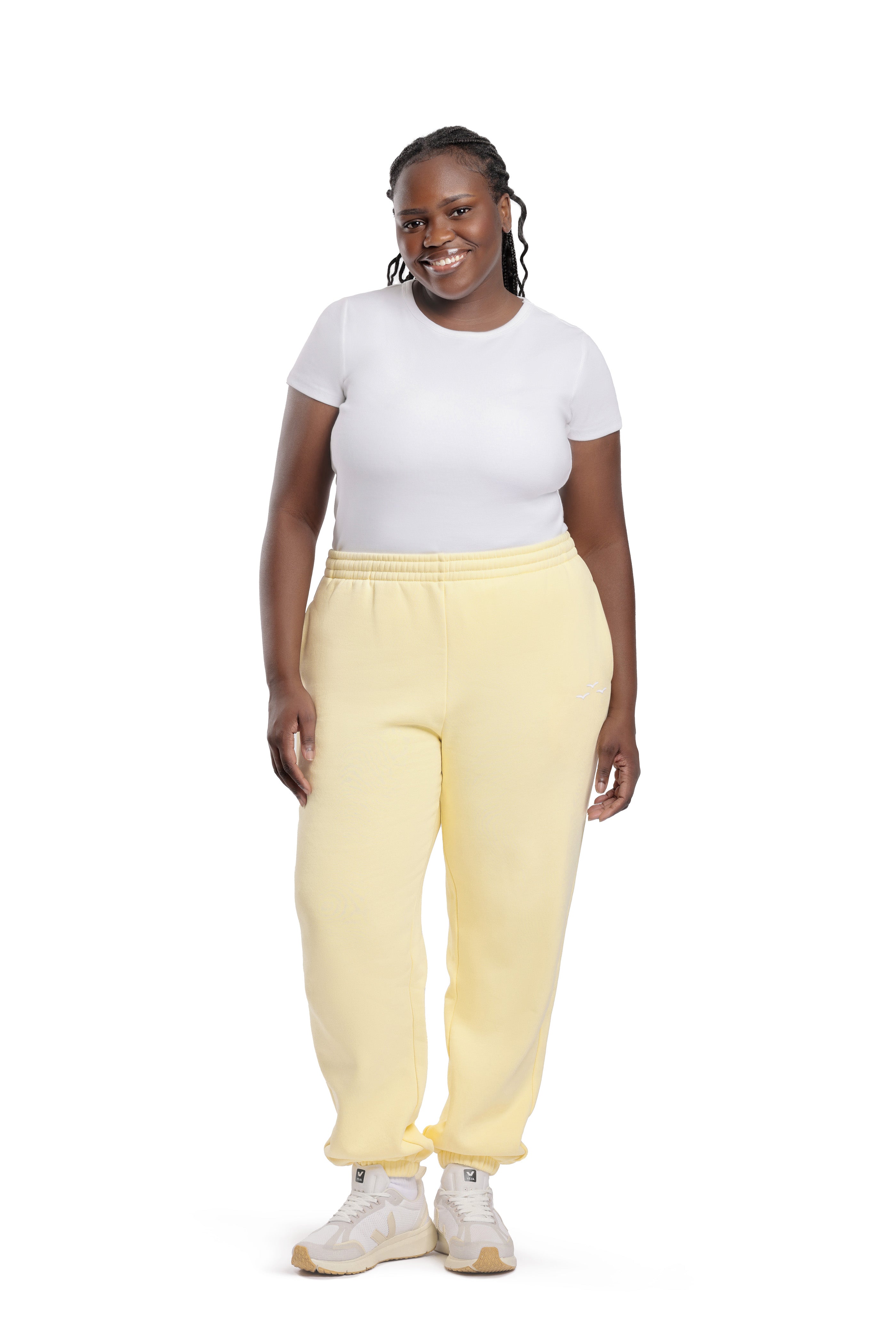 Pantalon de survêtement Femme Jaune Banane