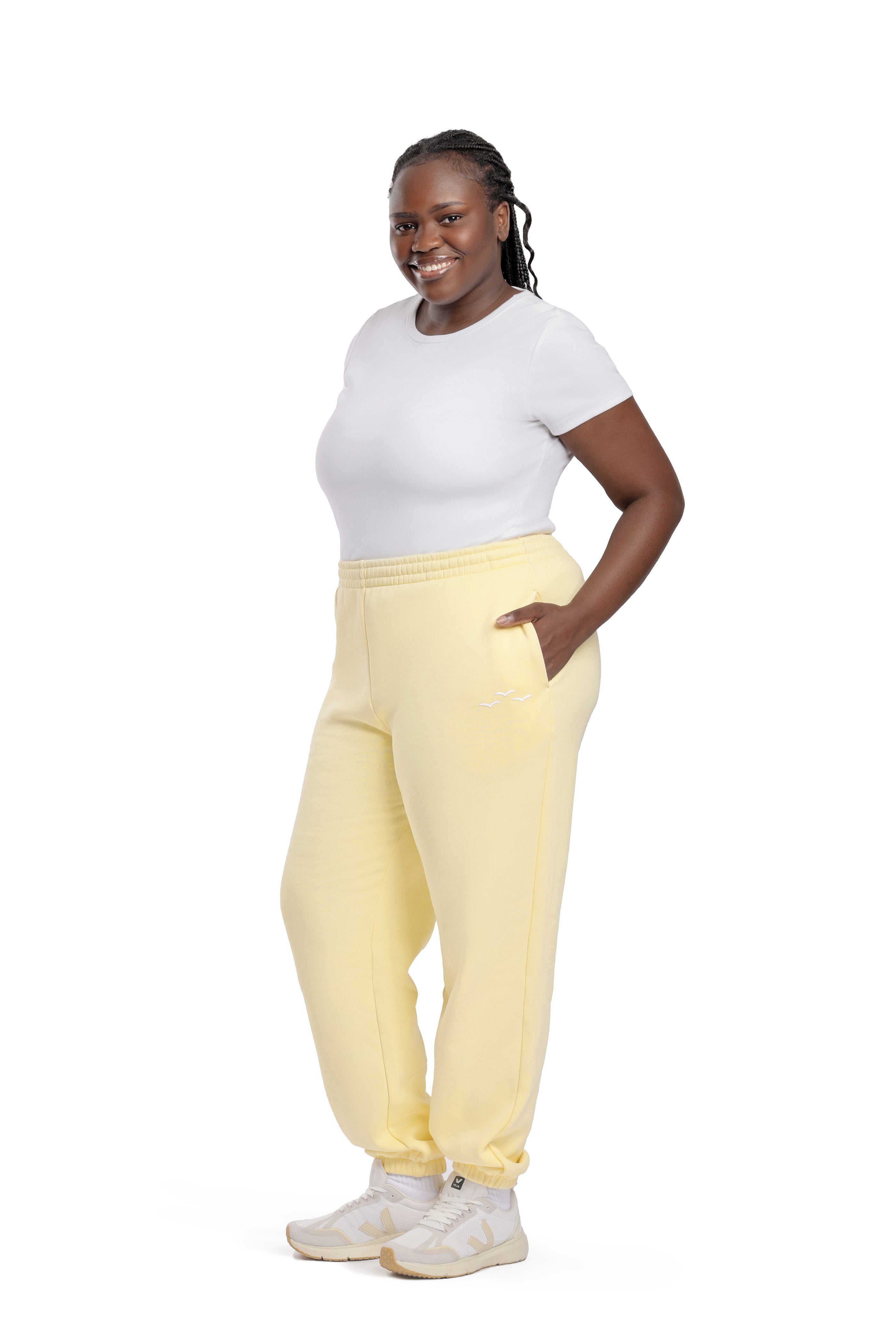 Pantalon de survêtement Femme Jaune Banane
