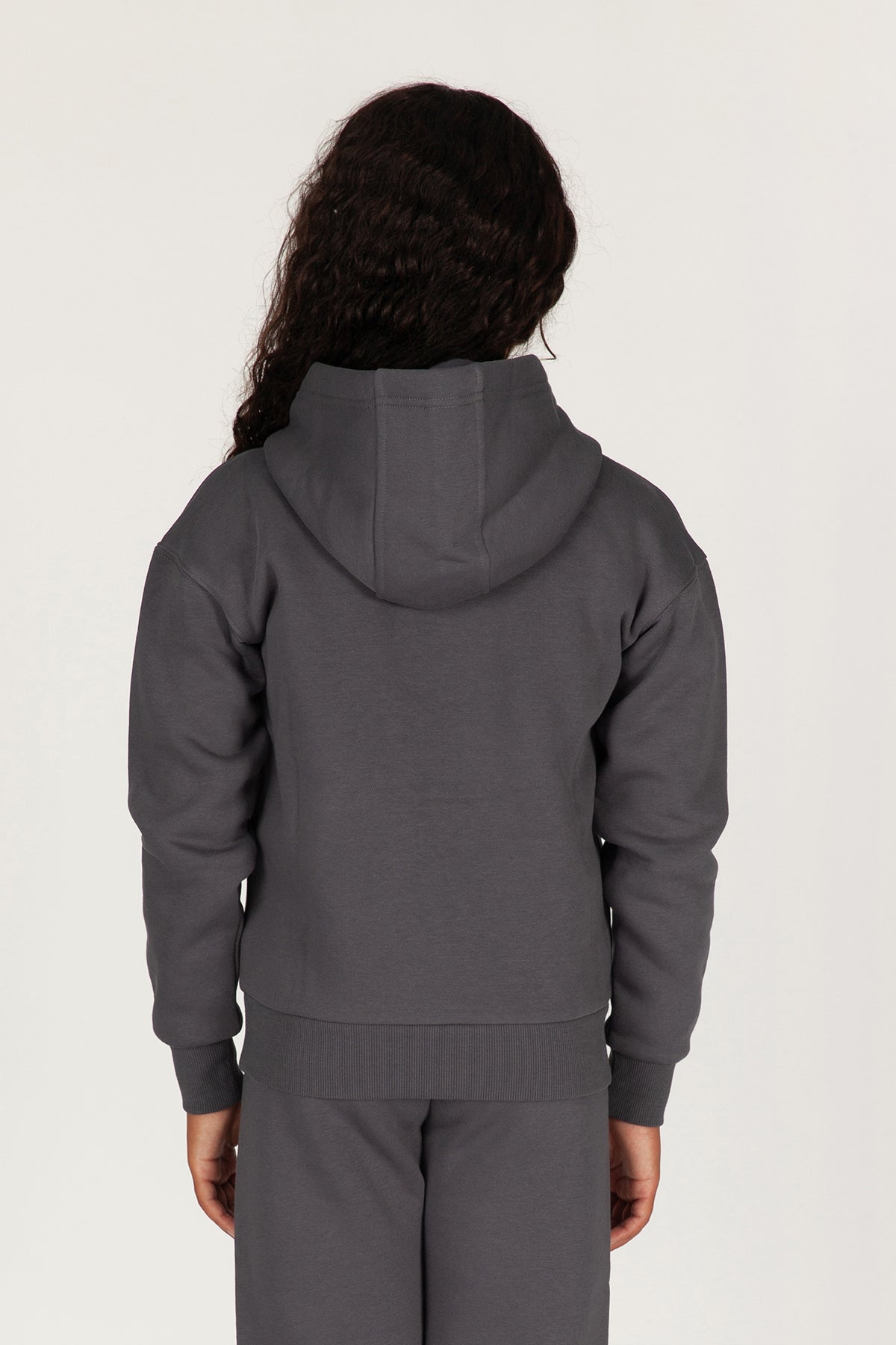 Sweat à capuche pour Enfants en Bleu Marine Délavé