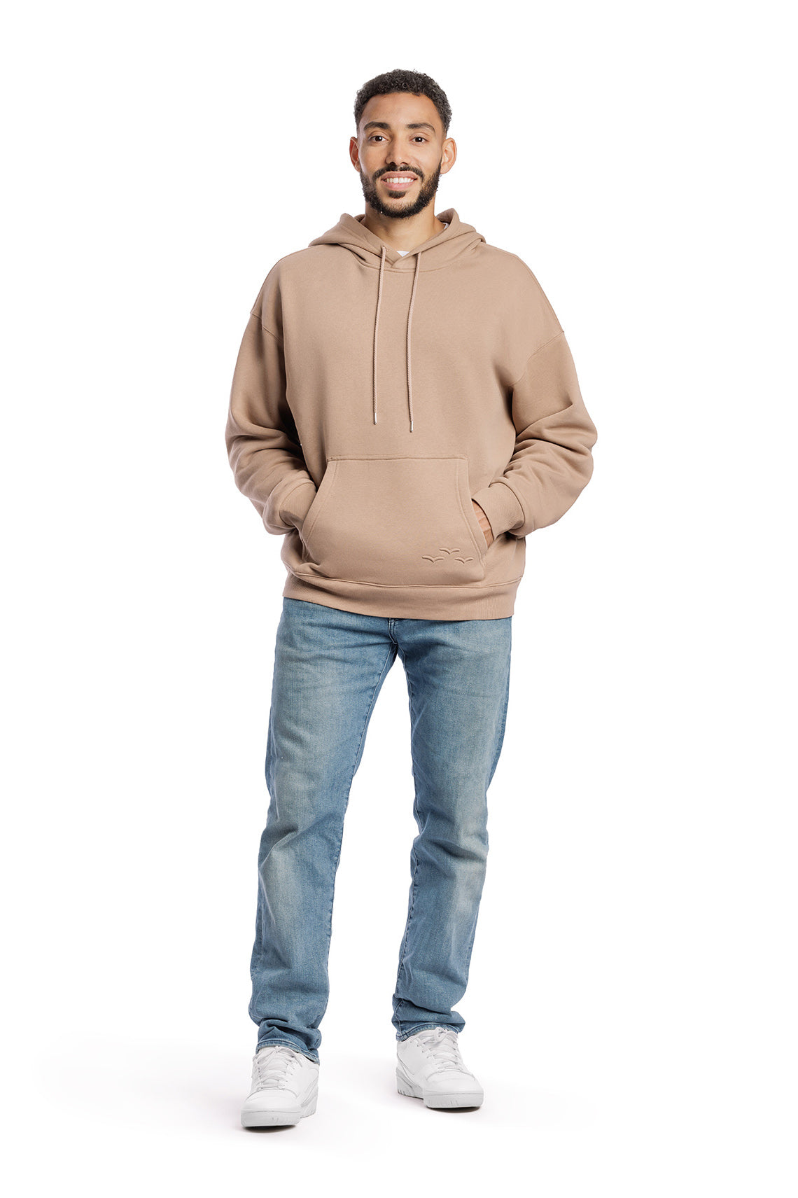Sweat à capuche Homme Camel