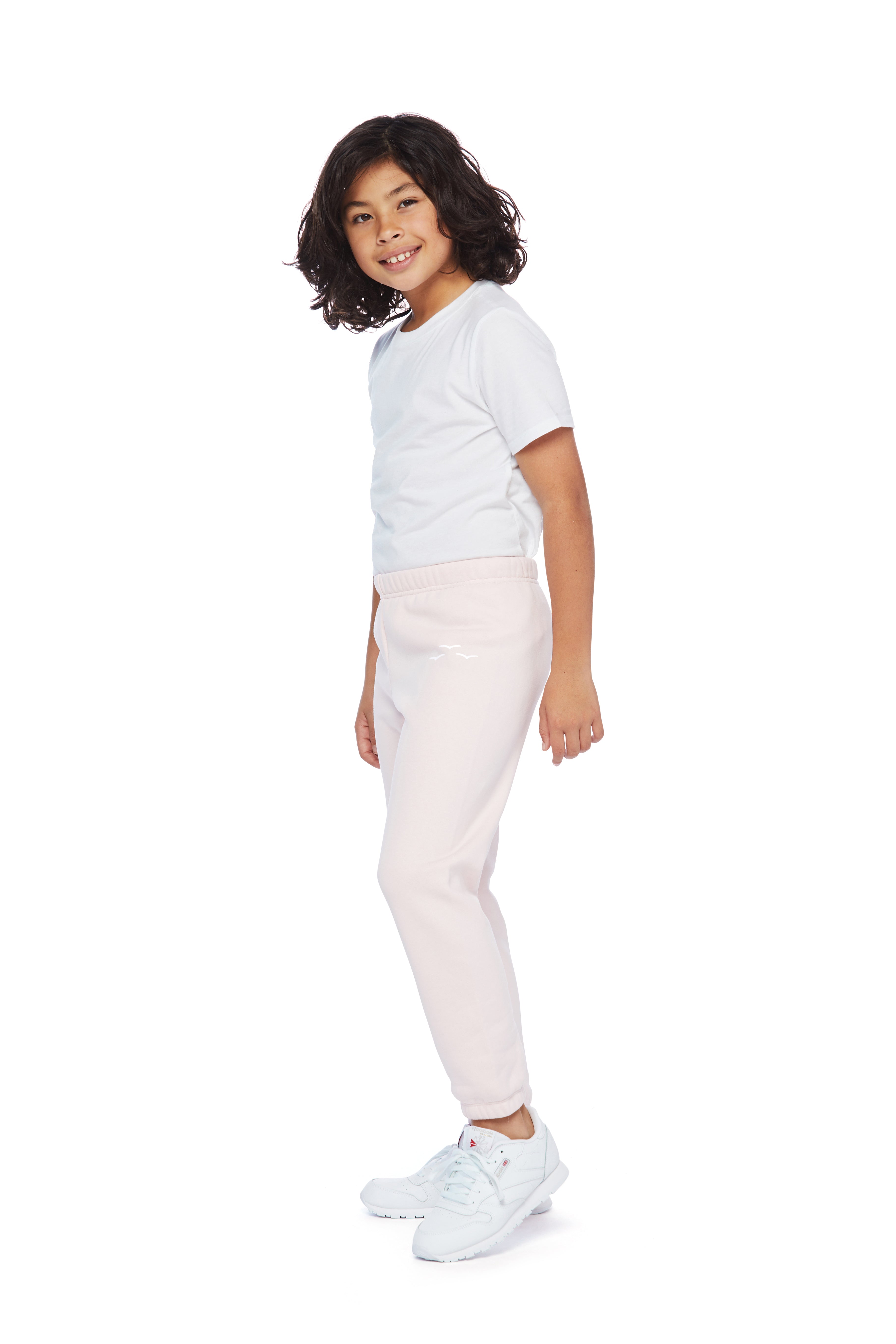 Niki Original kids sweatpants in petal pink from Lazypants - always a great buy at a reasonable price.