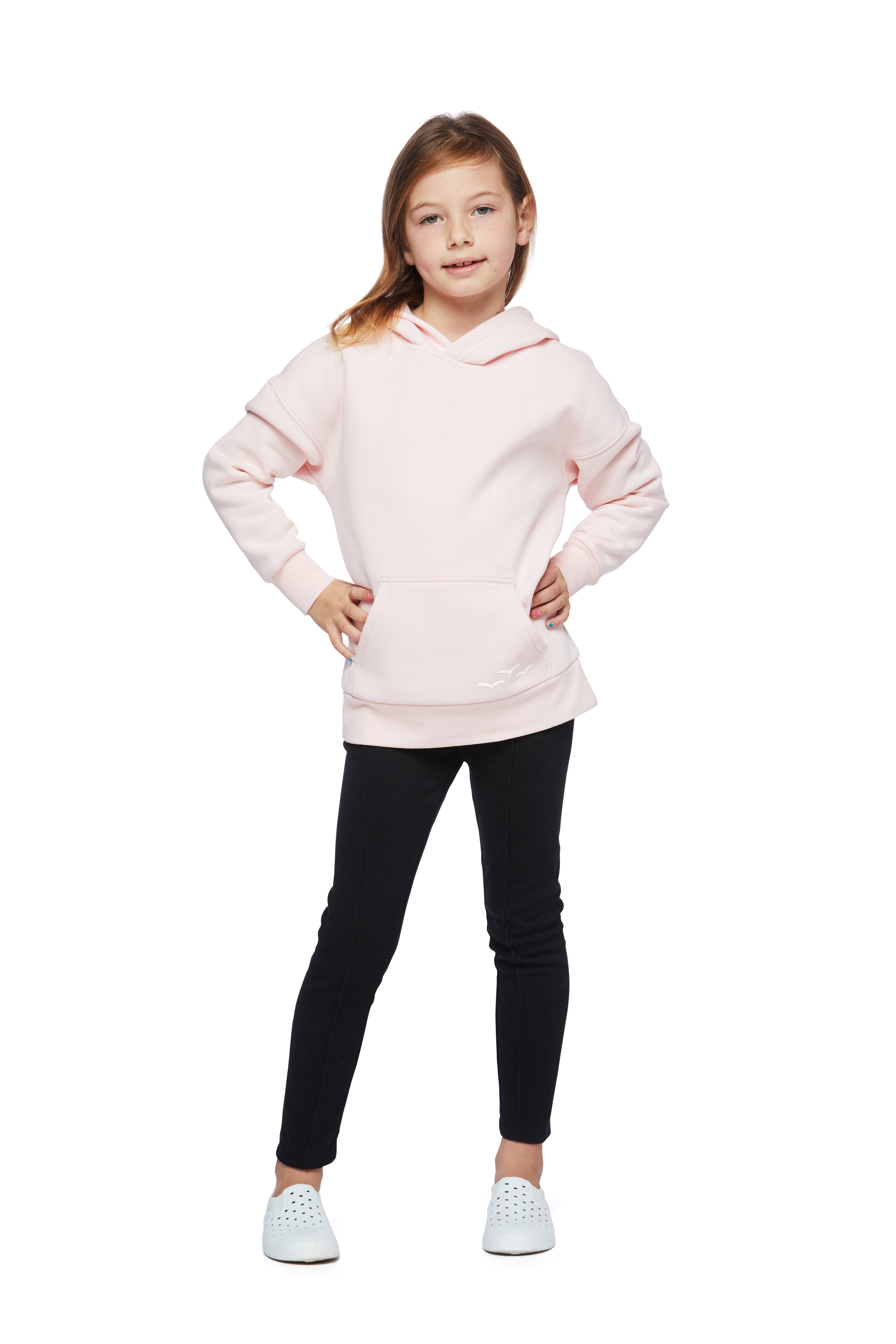 Kids Cooper hoodie in petal pink from Lazypants - always a great buy at a reasonable price.