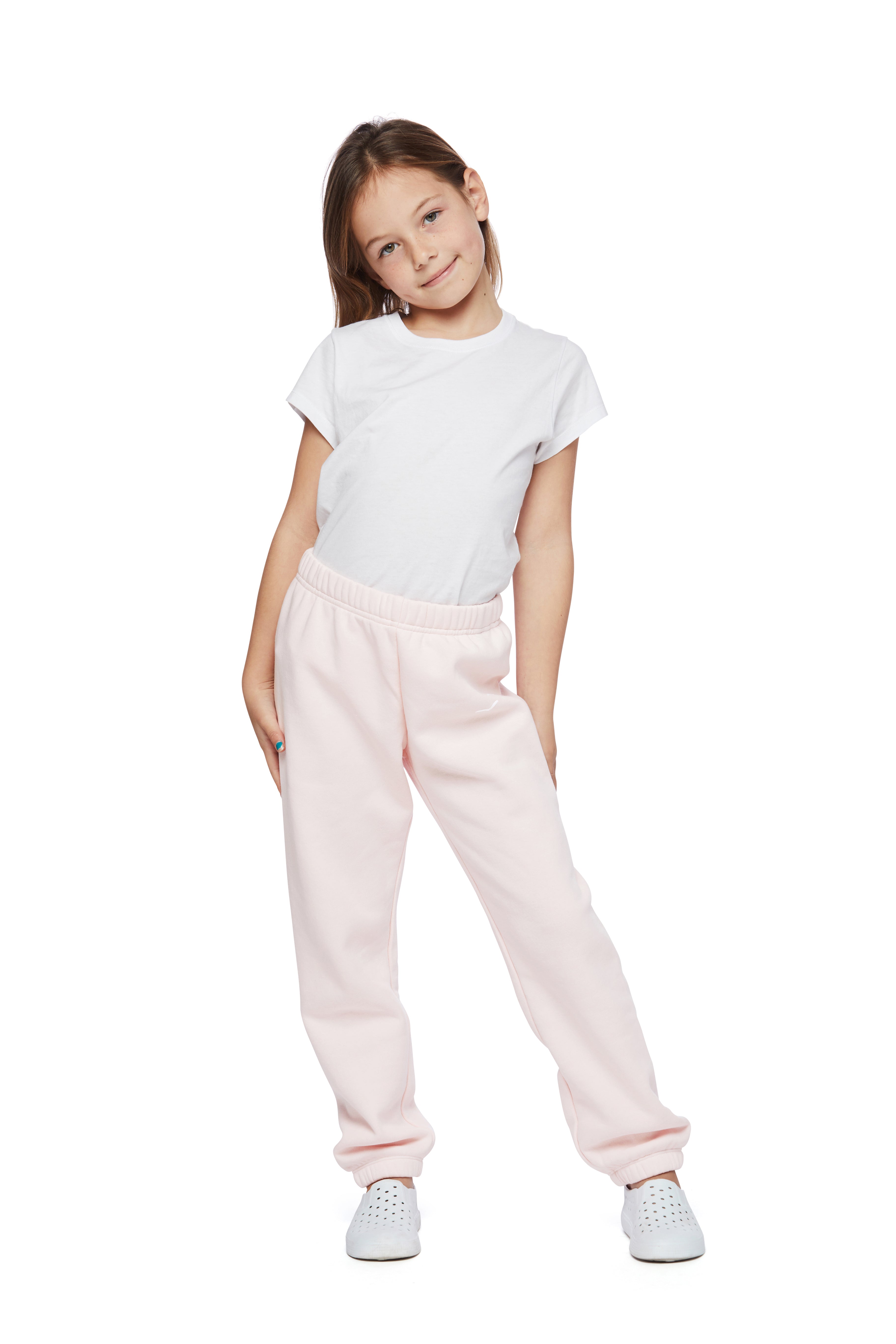 Pantalon de survêtement pour Enfants en Rose Pale
