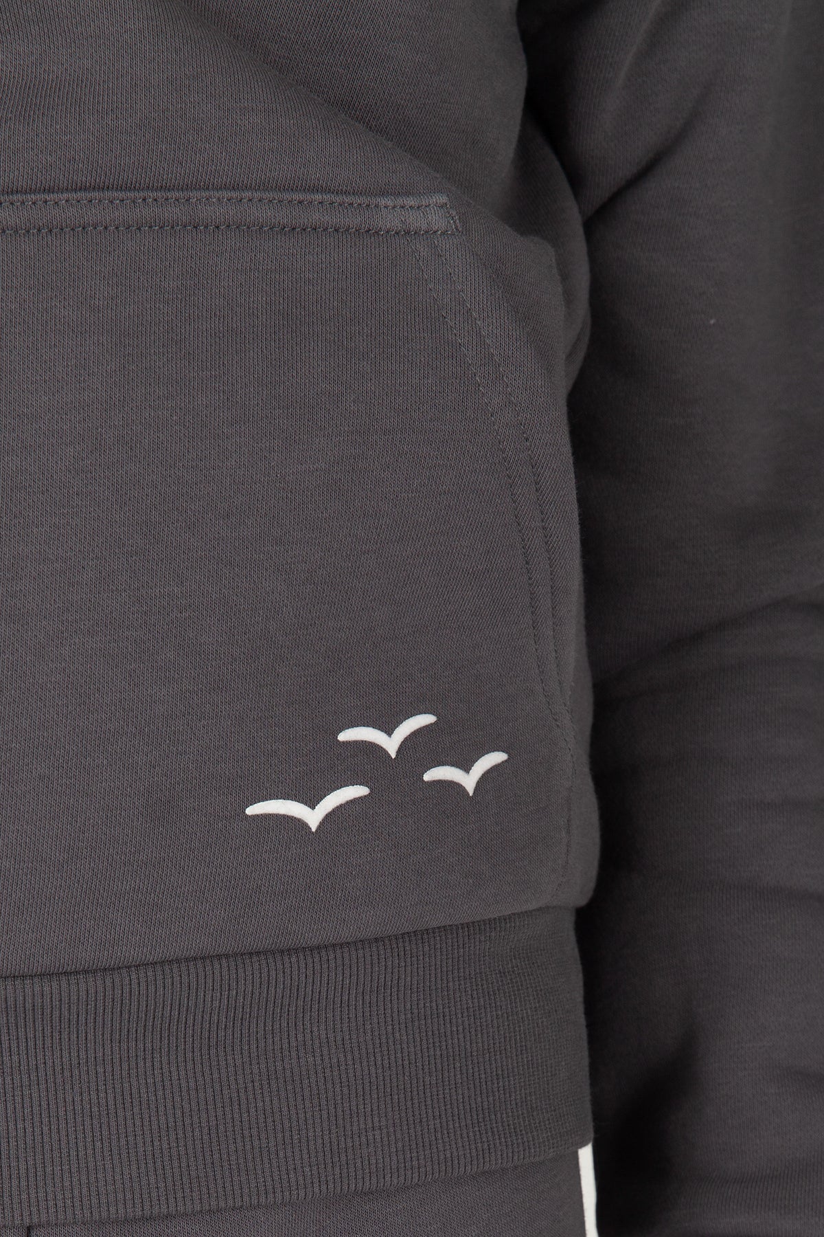 Sweat à capuche pour Enfants en Bleu Marine Délavé